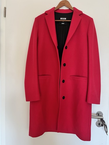 Msgm wintermantel rosa rot - wintermantel,