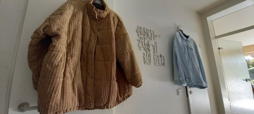 Cordjacke wattiert puffer - cordjacke,