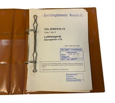 TDv 2540/016-15 Luftheizgerät Eberspächer V7S Standheizung Ex. Bundeswehr 1640
