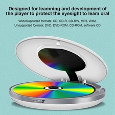 Portable CD Player MP3 Music Player A-B Repeat Function With LCD Display LC KUI