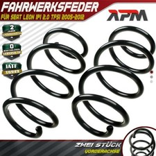 2x Federn Fahrwerksfeder Vorne