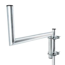 Z-Ausleger 50cm Rohr 48mm Schellen SAT Geländer Balkon Z Mast Ausleger Z-Halter