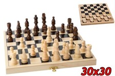 SCHACH HOLZ TISCHSCHACHBRETT