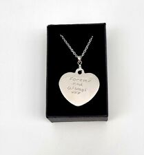 personalisierte gravierte Handschrift Herzkette, jede Gravur, Valentinstag 