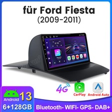 6+128GB CarPlay Für Ford Fiesta 2009-2011 Android 13 Autoradio GPS Navi SWC DAB+