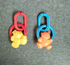 VINTAGE FISHER PRICE ACTIVITY GYM SPIELZEUG HUND BÄR KOMBINIERTER VERSAND