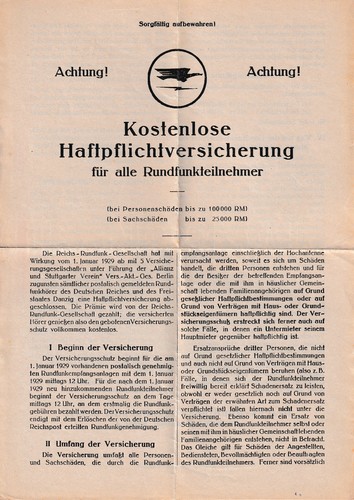 Historisches dokument 1929 - historisches,