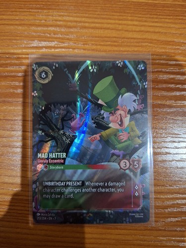 Disney lorcana tcg mad hatter - tcg,