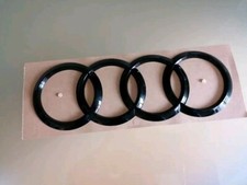 Original Audi A3 /Sportback 8Y Ringe Emblem  für hinten 8Y4853742A  Schwarz