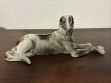 Rarität Porzellan Hund Figur
