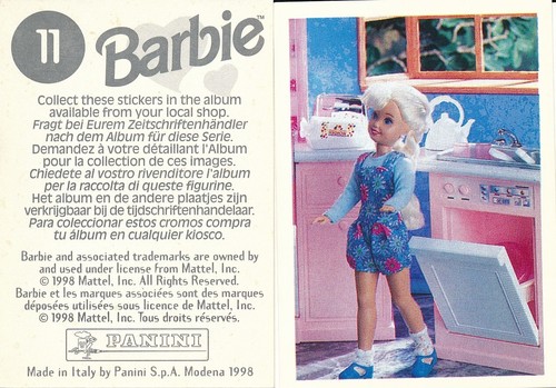 Panini sticker barbie - panini,