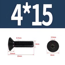 M4 DIN 7991 12.9 Stahl