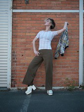 SCHÖLLER SHIRT Baumwolle T-Shirt Hemd Streifen 70er TRUE VINTAGE 70s Fashion NOS