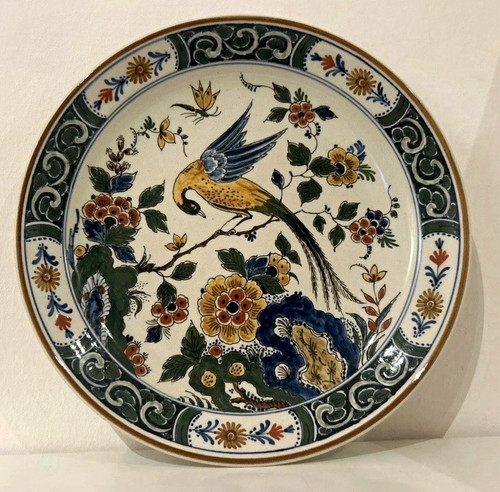 Royal delft wandteller vogel - royal,