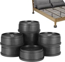 Moendergo 8 Stück Möbelerhöhung Schwerlast stapelbar Bettaufzüge 10,5 x 9,5 x 7,5 cm 