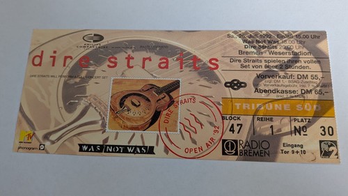 Dire straits ticket - dire, straits,