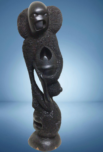 Makonde skulptur shetani - makonde, :