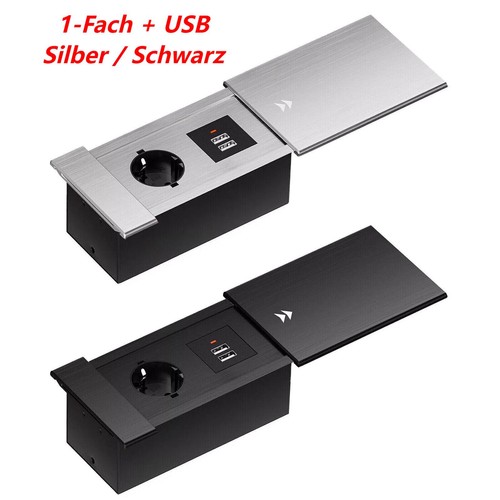 Fach usb einbausteckdose - 1-fach,