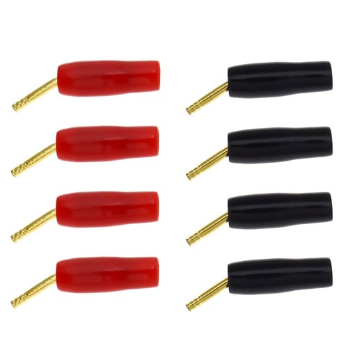 8pcs reines kupfer - reines, vergoldet
