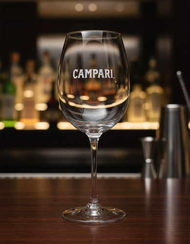 Campari aperitif likör glas - campari,