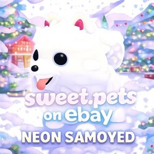 Roblox Adopt Me NEON Samoyed