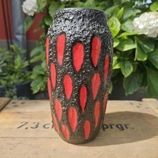70er scheurich rot - scheurich, keramik