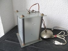 HÄNGELAMPE - MILCHGLAS MIT DEKOR - VINTAGE