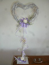 Rebenherz zum Stellen,Rattanherz,Herz,Herzen,Weidenherz,Shabby,Landhaus,Deko