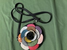 Handtasche Cross Bag Blume Kunstleder Klein Selten Hübsch Floral Gebraucht