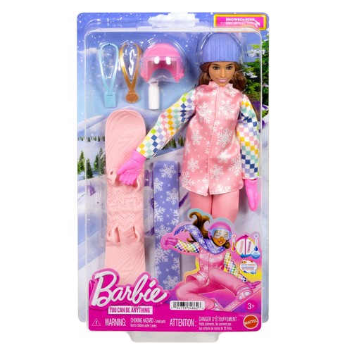 Barbie snowboarderin spielset - barbie,