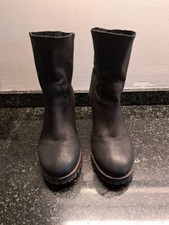 SPM tolle Stiefeletten/Boots schwarz Nubuk Leder Gr. 39 Wenig getragen