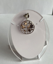 Anhänger  aus 925 Silber - eine Weltkarte