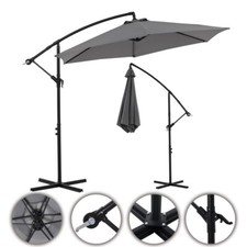 Gartenschirm Sonnenschirm Grau