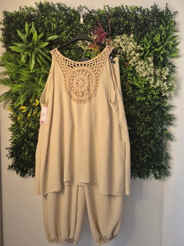 Boho zweiteiler beige - ✨,
