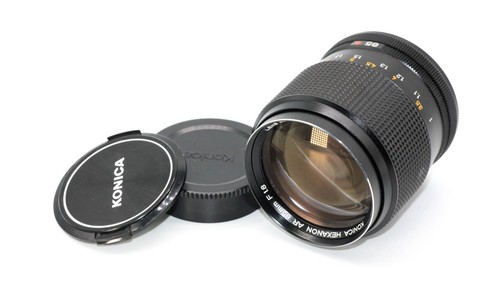 Konica hexanon 85mm 1 - 85mm, 1:1,8