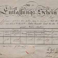 Entlaßschein Abschluss