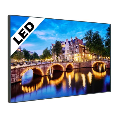 Led wandbild amsterdam nacht - led,