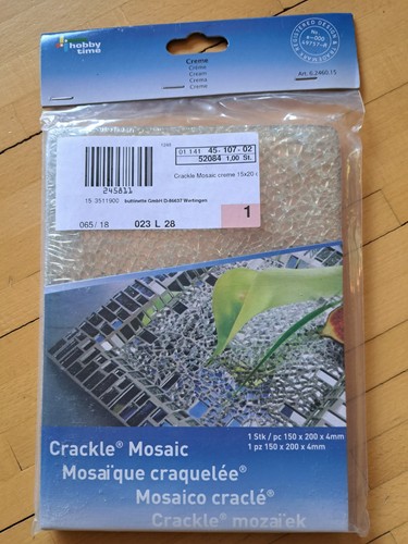 Crackle mosaik creme - mosaik,