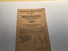 Betriebserlaubnis Zündapp  2-Gang Combinette Typ 423 von 1957