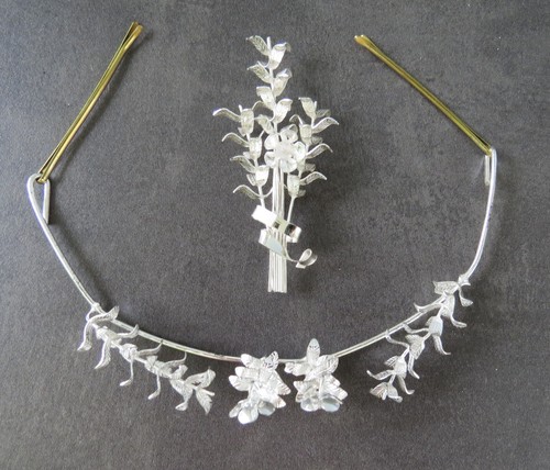 Vintage schmuck zur - schmuck, silbernen