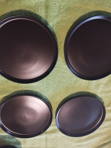 Dessertteller schwarz stück - schwarz, 4