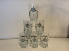 6 x Havana Club Gläser silber