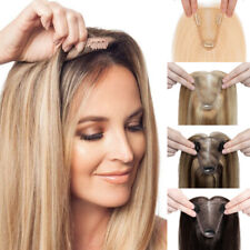 Damen Remy Echthaar Topper Toupee Clip In Hair Toupet Haarteile Handgemacht Lace