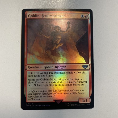 Goblin feuerspringer magic the - goblin,