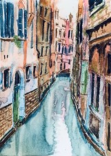Originale Aquarelle Bild |