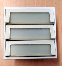 Tastenmodul Siedle TM 511-03 W weiß 3er Klingelmodul beleuchtet