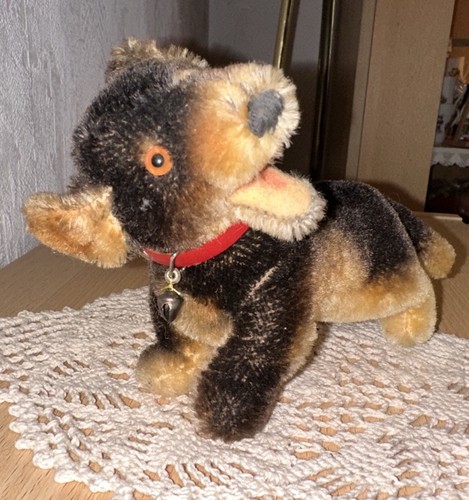 Steiff hund beppo knopf mohair - steiff,