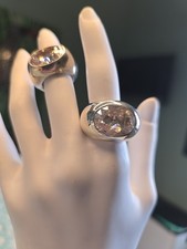 Hertl Ring Klar abgerundete Form Größe 52,60, Honey Gr.60, Anthrazit Gr.52