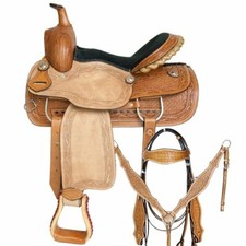 Western Leder Pferdesattel