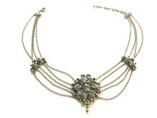 Kropfkette, 5-reihig, massiv